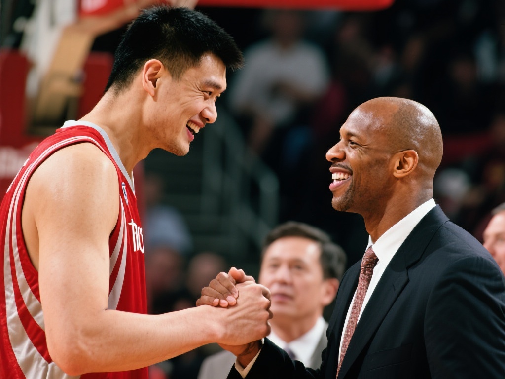 姚明眼中的马龙 在竞技体育的世界里,一些经典的瞬间不仅仅